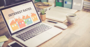 mortgage interest rate on laptop
